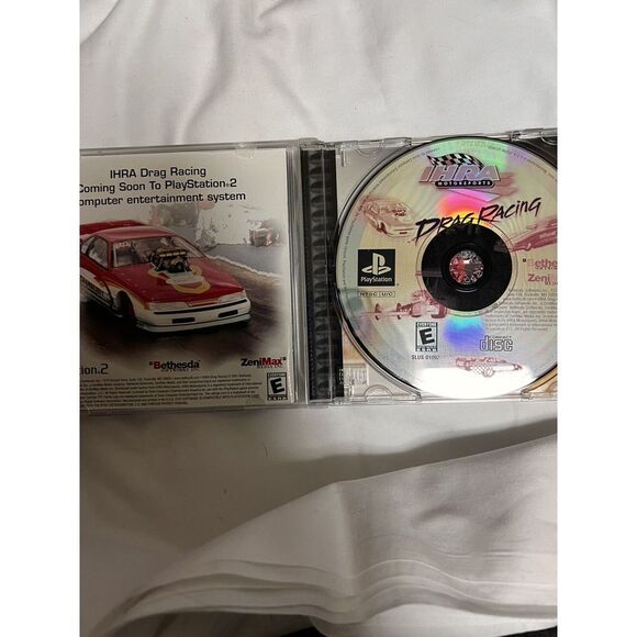 0124 IHRA Drag Racing ) SONY PlayStation ONE PS1 VIDEO Game Complete‎ CIB - Picture 2 of 5